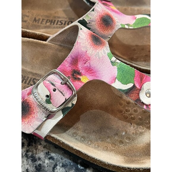 MEPHISTO air relax flower sandals size 38 - Picture 3 of 8